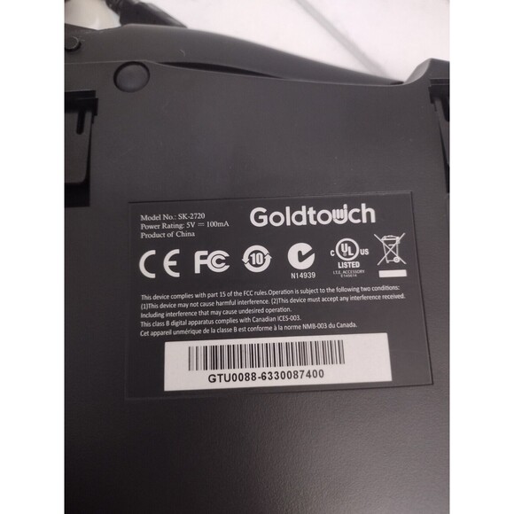 Goldtouch SK-2730 Black Ergonomic Adjustable Split Keyboard Mac PC - Picture 13 of 16